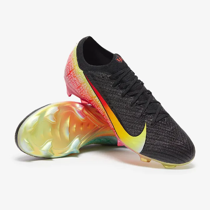 Merc Vapor XVI Soccer Shoes - "Vini Jr"  Black/Dynamic Merc Football Boots 🦶⚽👟