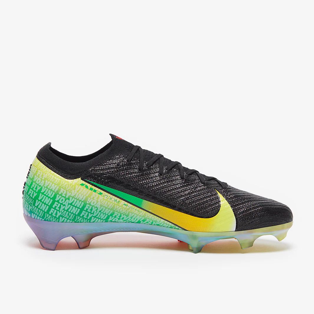 Merc Vapor XVI Soccer Shoes - "Vini Jr"  Black/Dynamic Merc Football Boots 🦶⚽👟