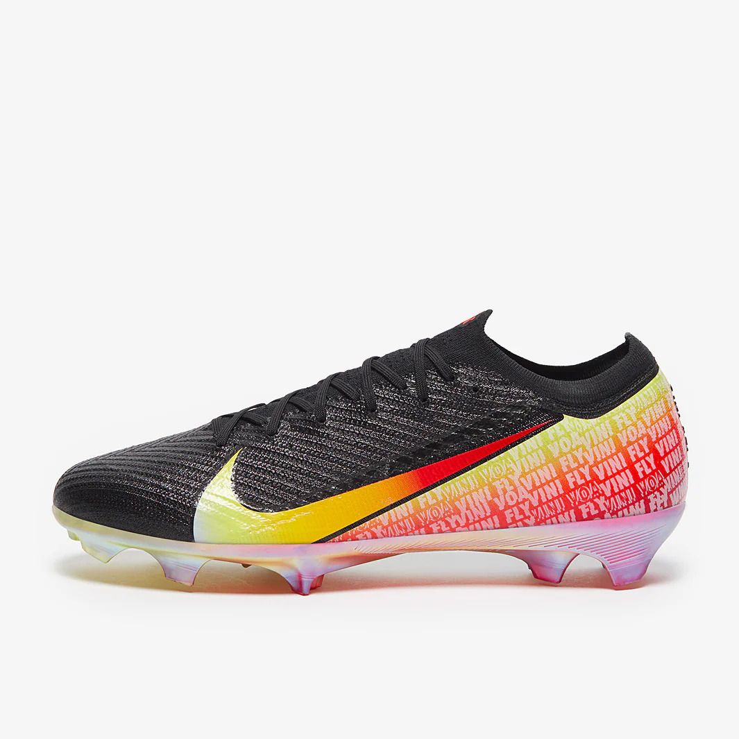 Merc Vapor XVI Soccer Shoes - "Vini Jr"  Black/Dynamic Merc Football Boots 🦶⚽👟