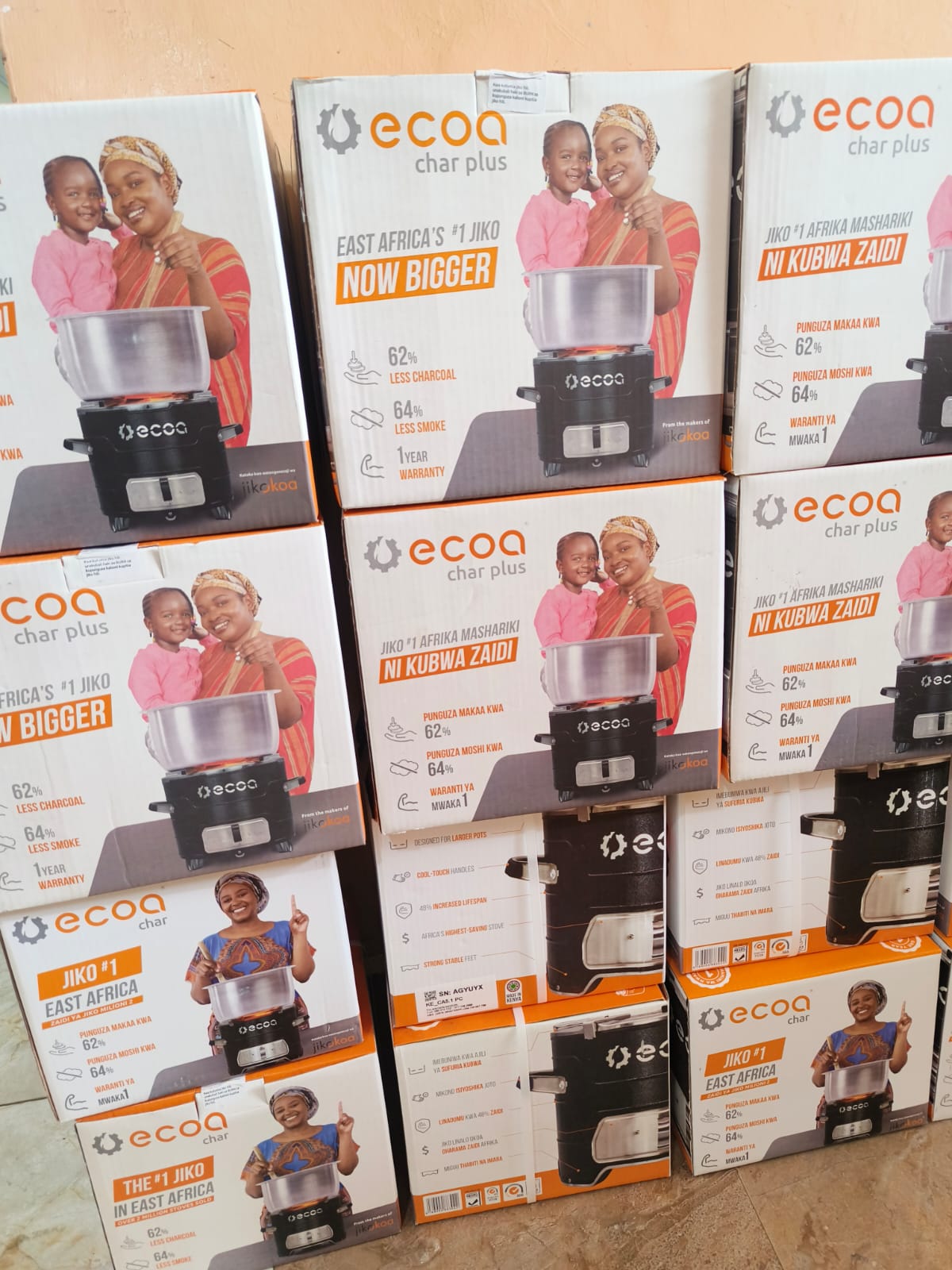Jikokoa extra large QUALITY MODERN CHARCOAL STOVE ENERGY SAVING the Jikokoa stove cooks twice as fast with half the charcoal COMPARED TO OTHER STOVE