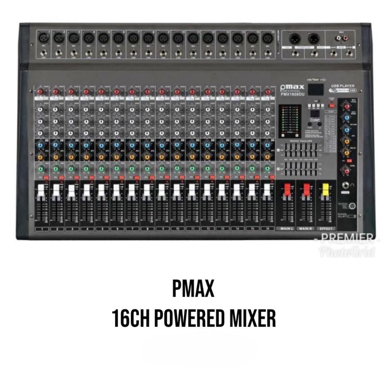PMAX 16CH POWERED MIXER