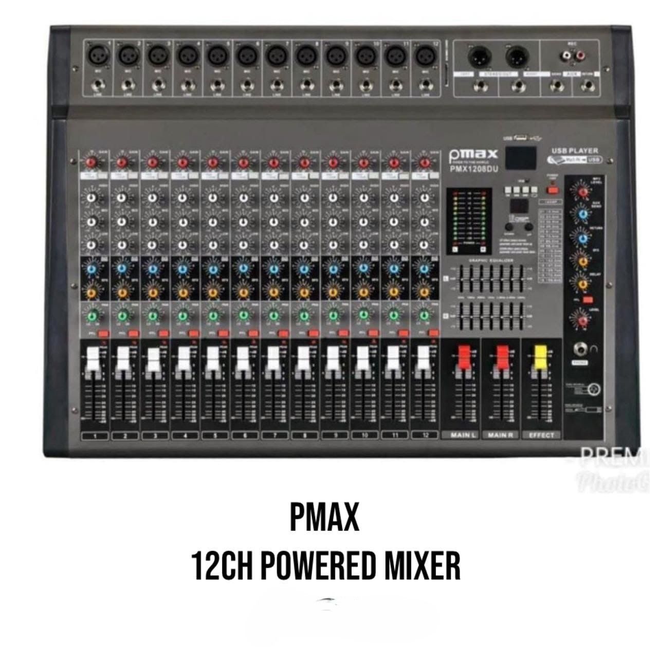 PMAX 12Ch POWERED MIXER