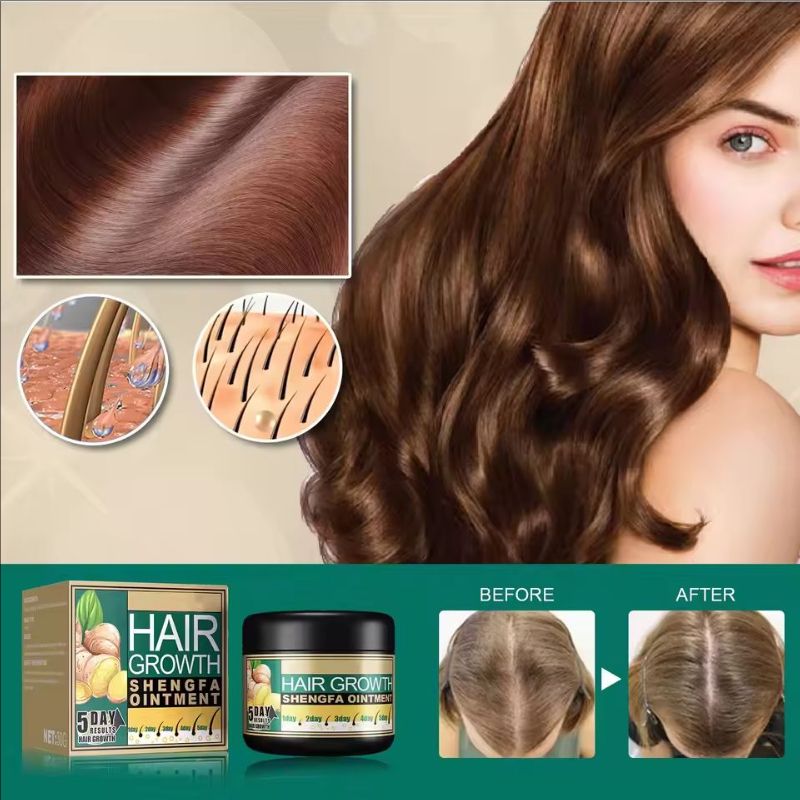 Ginger-Dense Hair Cream, Deep Cleansing And Smoothing Of Thick And Delicate Hair, Repairing Dry And Frizzy Hair Cream Gifts