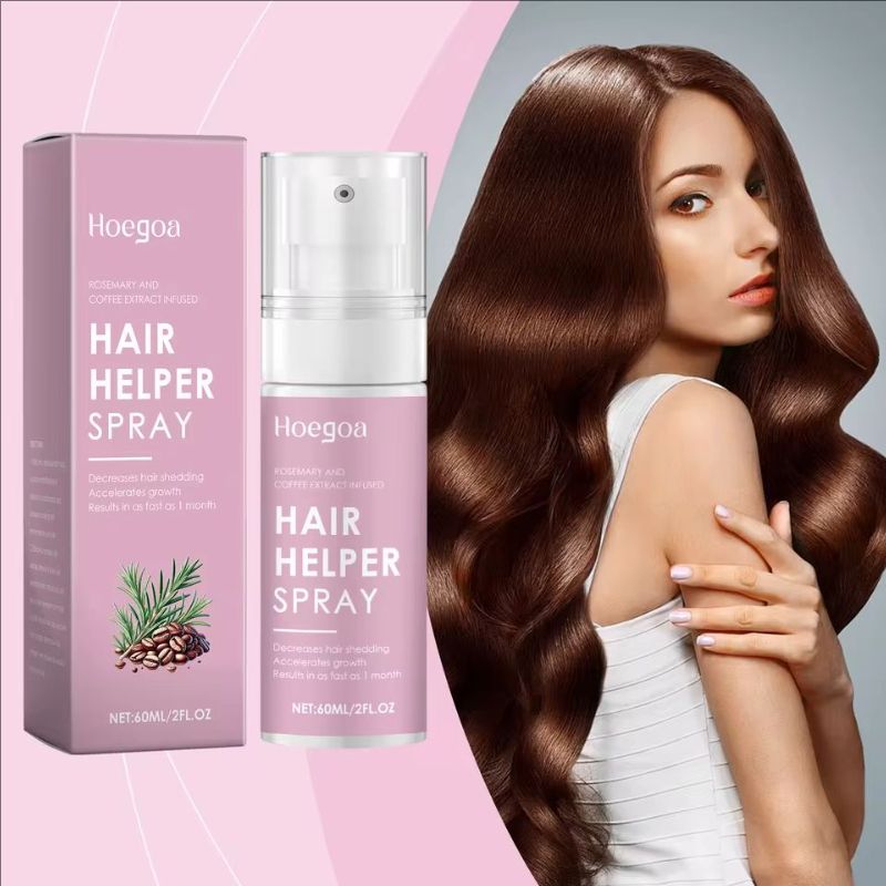 Hair Helper Spray Thinning Hair Growth Anti-Drying Damaged Repairing Scalp Treatment Prevent Hair Loss Thickening Natural Spray