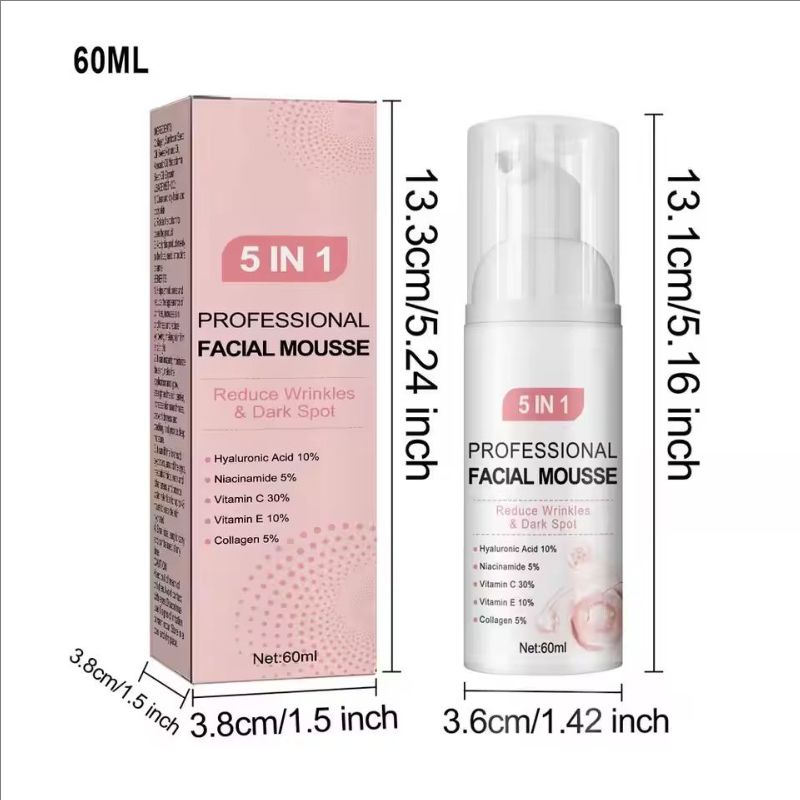 Facial foaming Cleanser Deeply Cleansing Oil Control Moisturizing Blackhead Removal Skin Care Face Wash Foam Cleanser