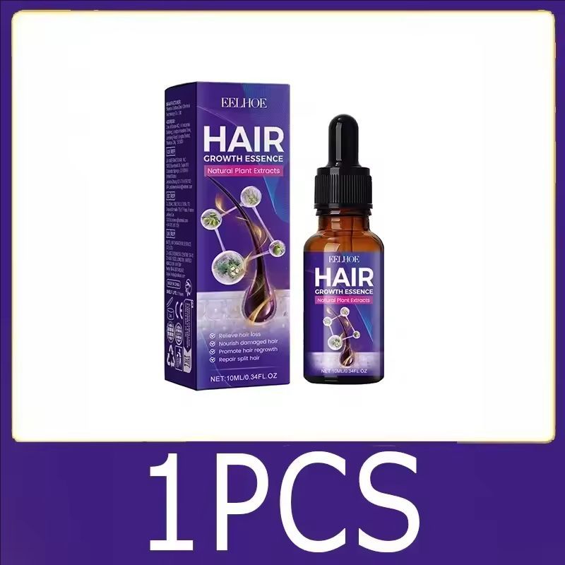 Hair Growth Essential Loss Regrowth Treatment Strengthens Hair Nourishes Scalp Light Weight Non Greasy Improve Scalp Circulation