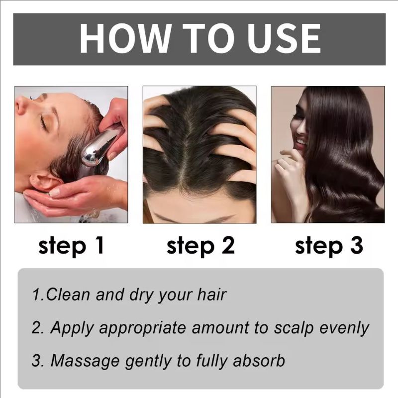 Moisturize Nourish Repair Hair & Scalp Hydrated Soft Light Non-greasy Promotes Thicker Stronger Anti Hair Loss Bi-phase Essence