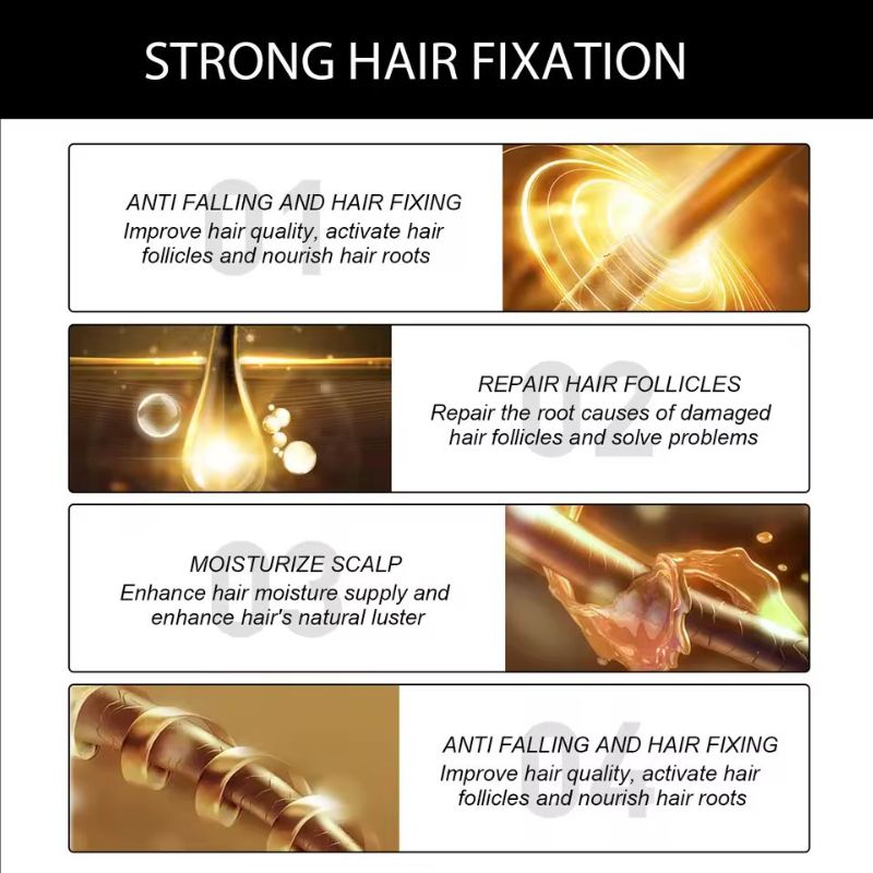 Moisturize Nourish Repair Hair & Scalp Hydrated Soft Light Non-greasy Promotes Thicker Stronger Anti Hair Loss Bi-phase Essence