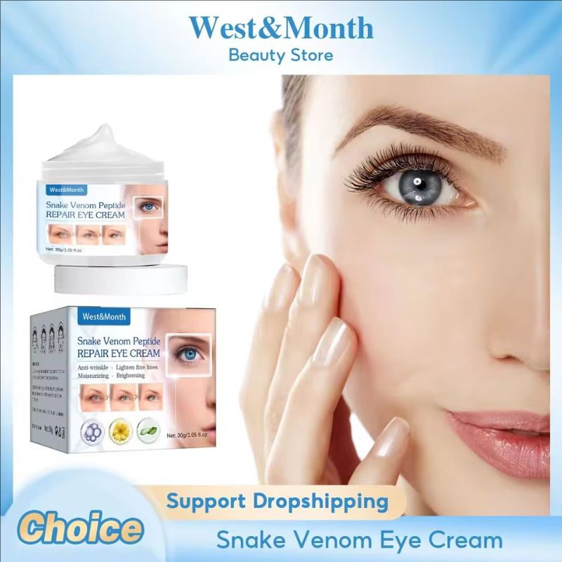 Snake Venom Eye Cream Anti Wrinkle W-hitening Dark Circles Lift Remove Eye Bags Hydrating Reduce Puffiness Brightening Eye Cream