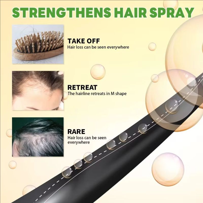 Hair Growth Spray Prevent Hair Loss Anti Baldness Massage Scalp Treatment Nourish Strengthen Hair Thicken Fast Regrowth Liquid