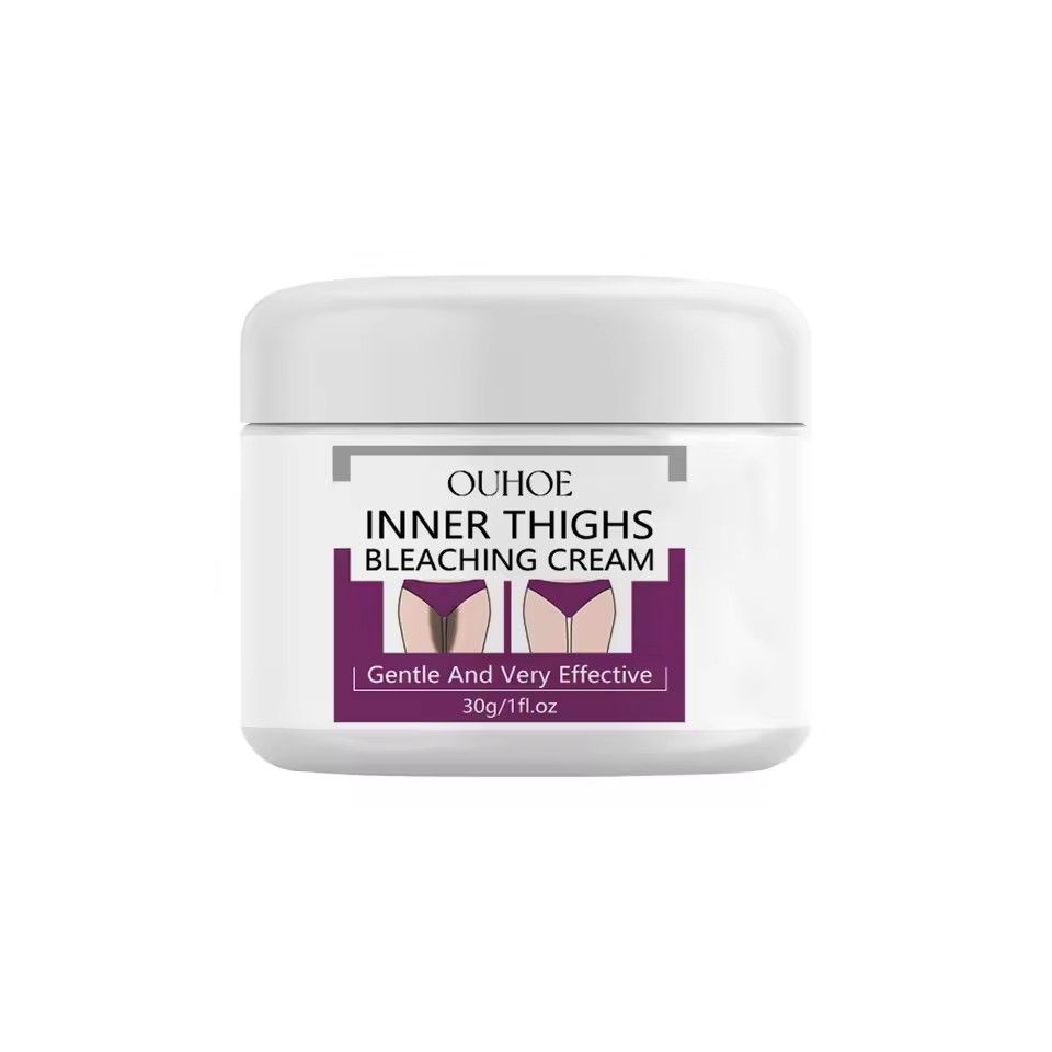 Inner Thighs Lightening Cream Melanin Darkness Remover Private Parts Underarm Whitening Butt Knees Brightening Snow Bleach Cream