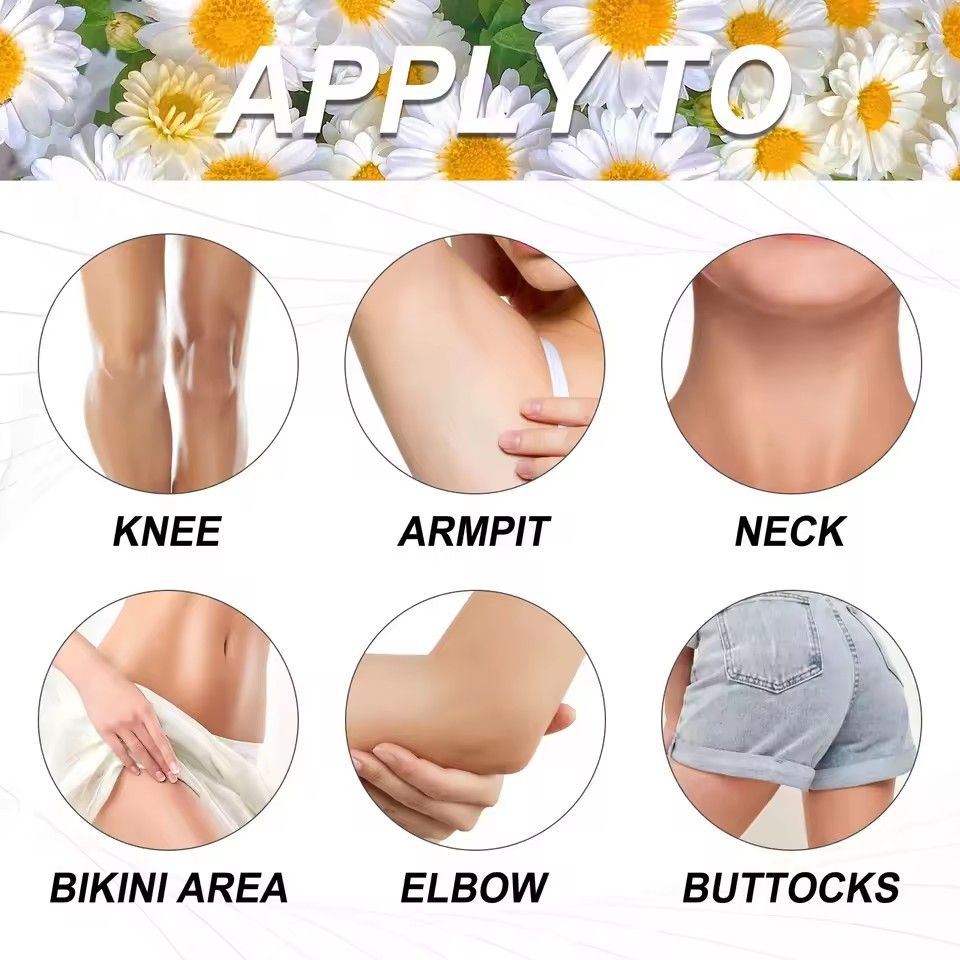 Inner Thighs Lightening Cream Melanin Darkness Remover Private Parts Underarm Whitening Butt Knees Brightening Snow Bleach Cream