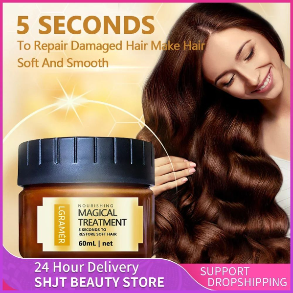 Miracle Hair Mask 5 Seconds Repairing Frizz Conditioner Makes Hair Soft Smooth Deep Repair Keratin Hair Scalp Treatment