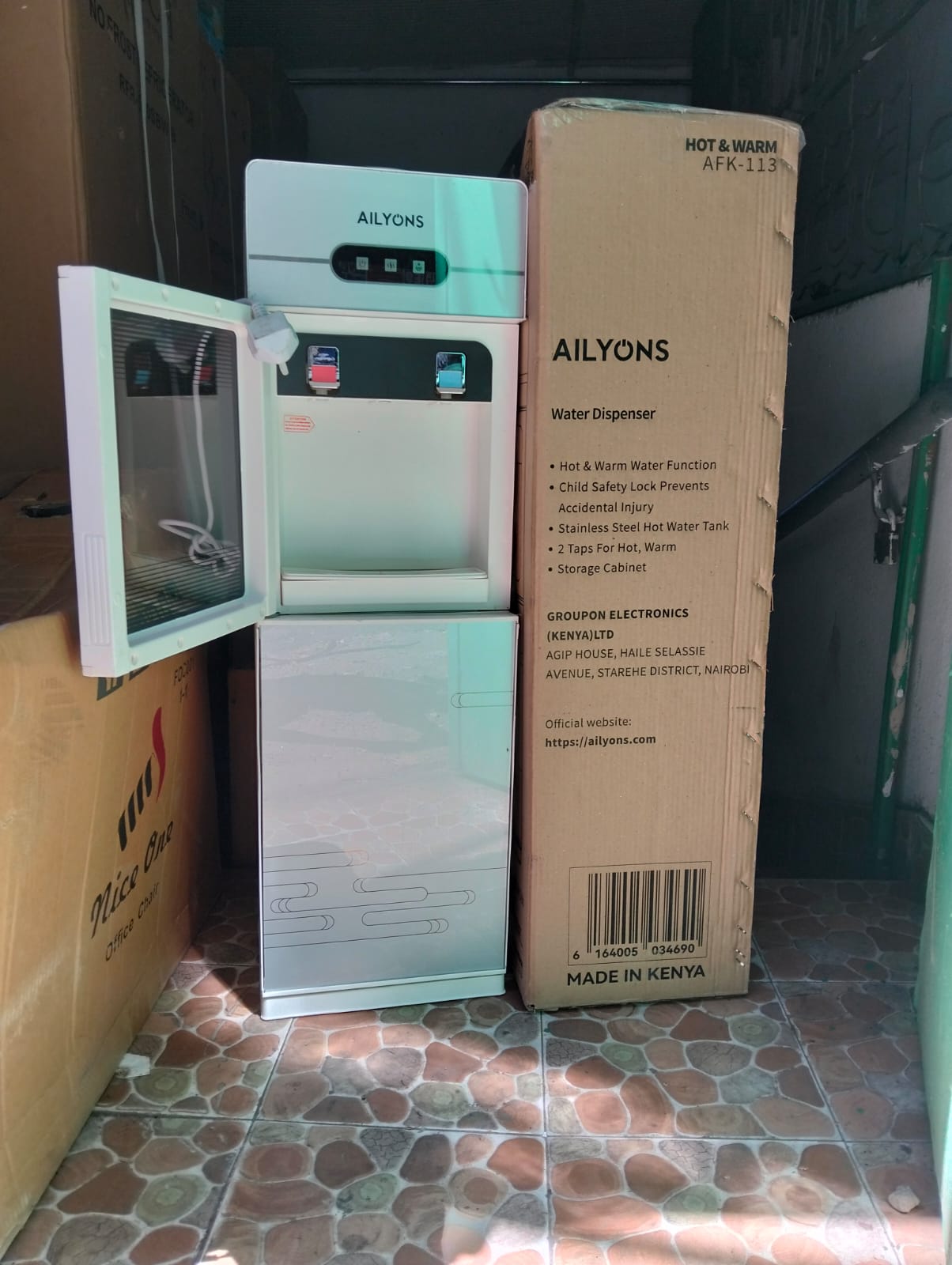 CLEARANCE OFFER Ailyons Afk-113 hot and normal standing dispenser