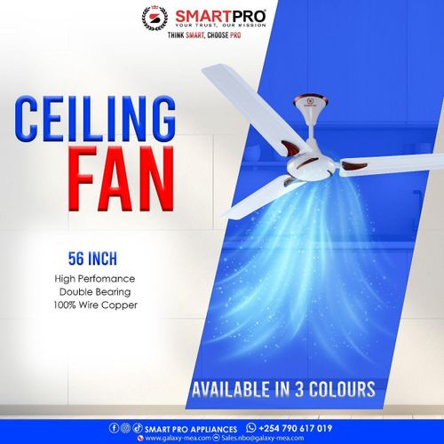 CLEARANCE OFFER Smart Pro Ceiling Fan 56 Inches with 3 Blades
