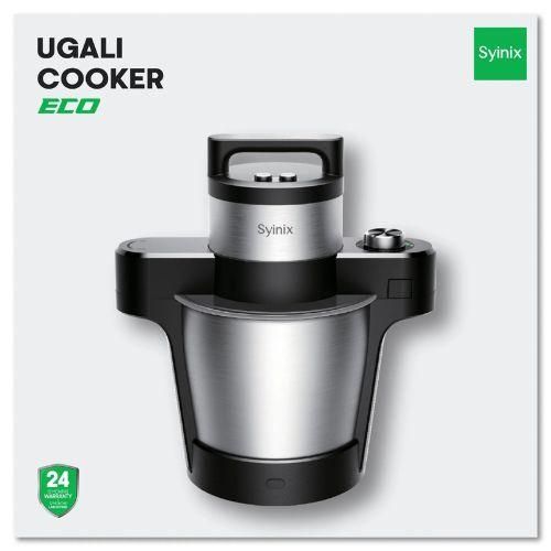 CLEARANCE OFFER Syinix Automatic Ugali Cooker Swallow Maker Pounding Machine Rice Cooker Cooking Appliance