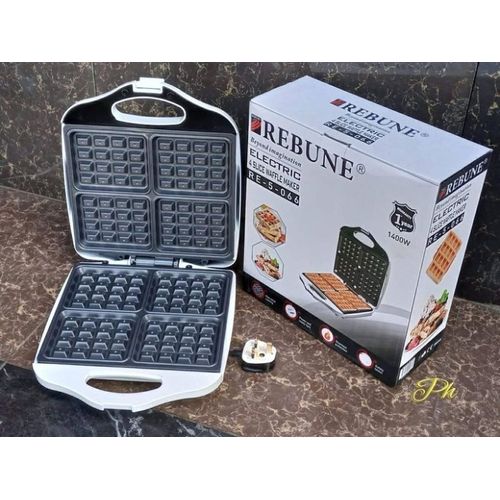CLEARANCE OFFER Rebune 4-Slices Waffle Maker
