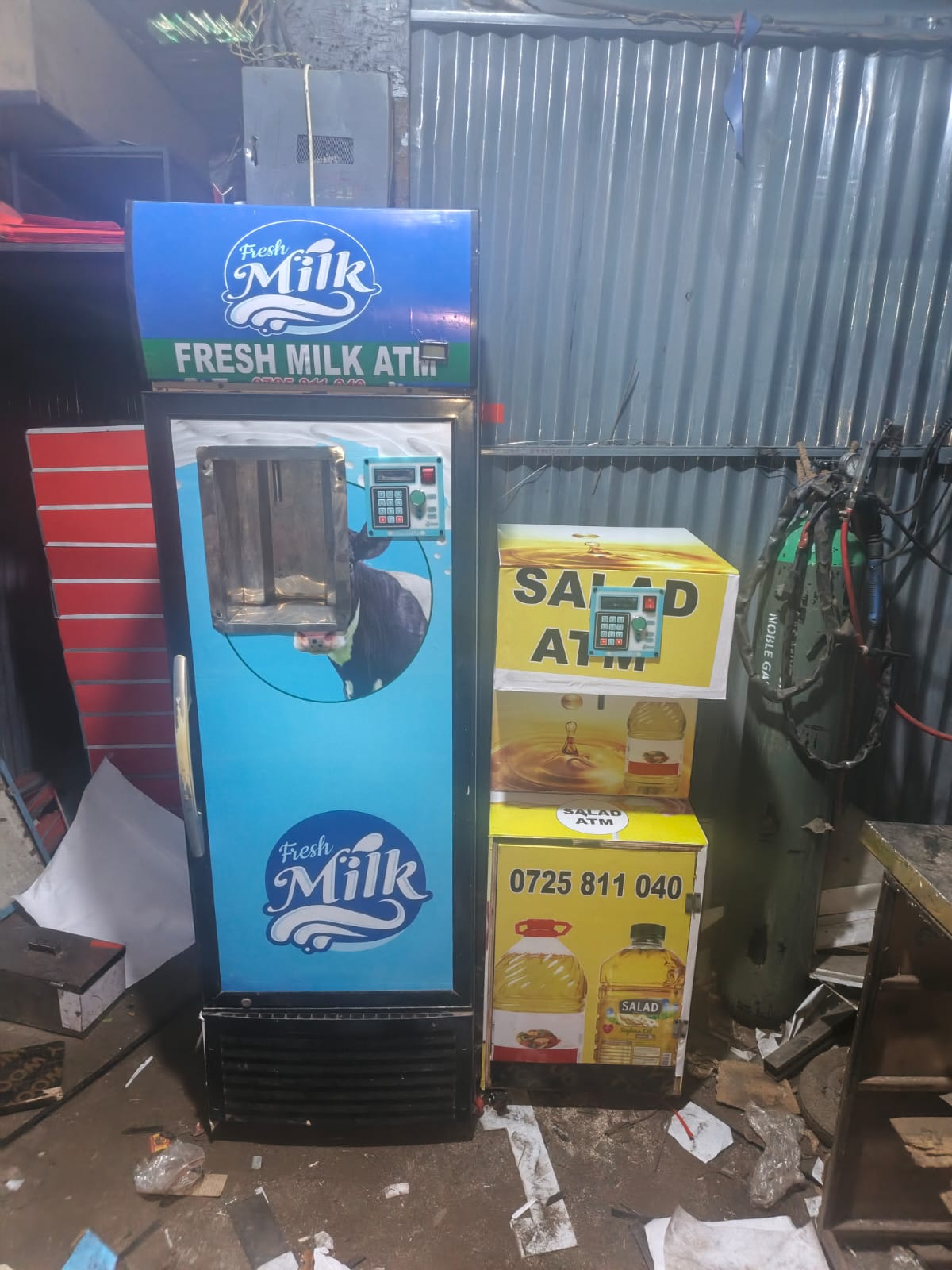 20 litres Milk ATM(non cooling dispenser daily sales records easy to set and reset password protected