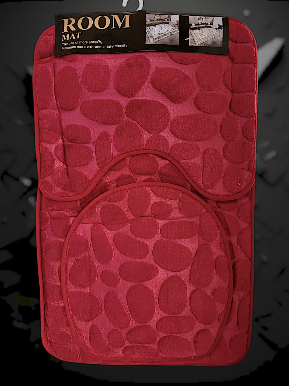 TOILET SET 3pc designer toilet set