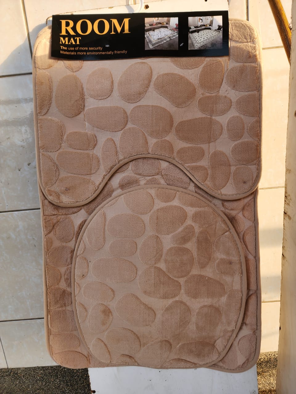 TOILET SET 3pc designer toilet set