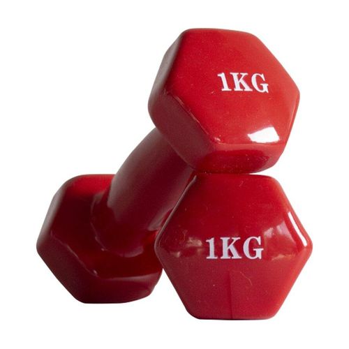 C;LEARANCE OFFER 1kg Pair Dumbell Weight Neoprene Bone Shaped