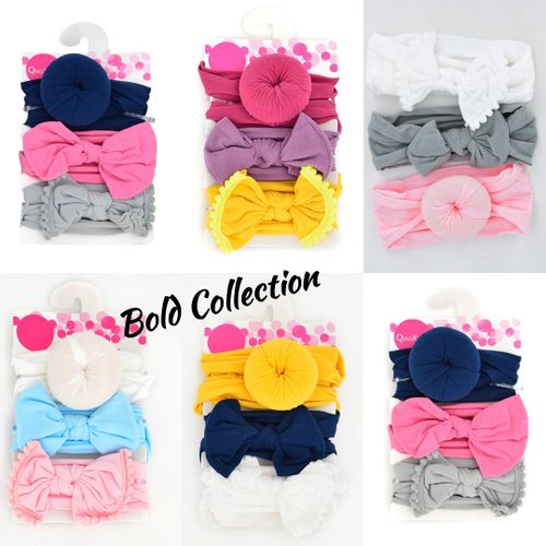 CLEARANCE OFFER 3PCs Most Beautiful Turban Baby Girls Headband
