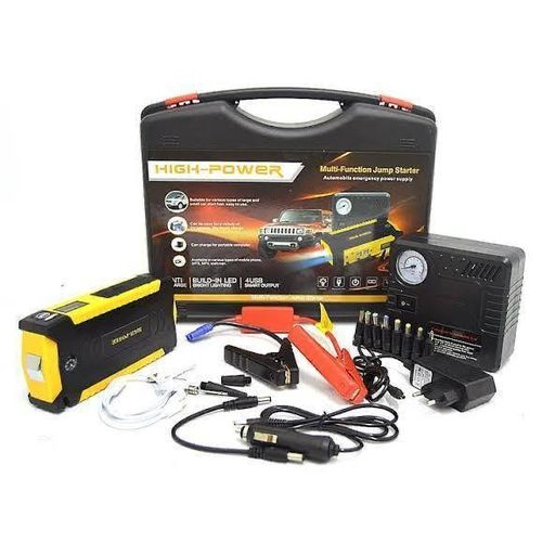 CLEARANCE OFFER Car Jump Starter Kit with Air Compressor & Tyre Inflator – Portable Emergency Power Bank