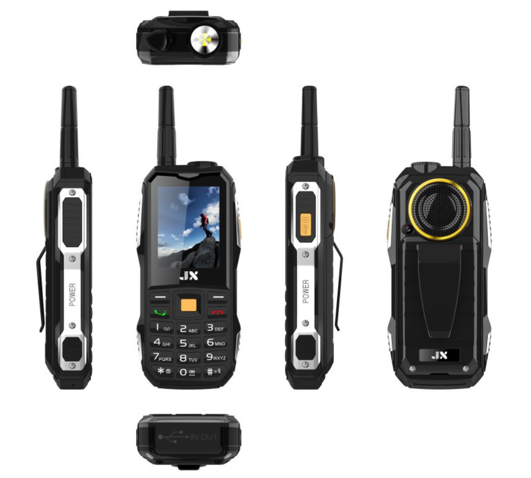 Best !! JX S500 2.4 inch Display Bluetooth,Power Bank, Big speaker, FM/ MP3/MP4/Strong torch Cell * Feature Phone