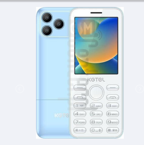 KGTEL RAINBOW 10  2500 mAh Inbuilt Battery 64MB Storage 2.8 inches  4 Sim cards Slim And Stylish Cell Phone
