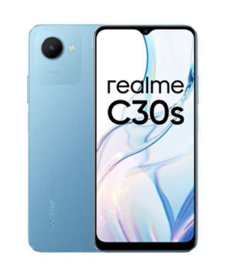 Brand New Realme C30s 3GB+64GB 6.5'' Mini-drop Fullscreen 8.5mm Ultra Slim 8MP AI Camera 3-Card Slot Side Fingerprint Unlock 5000mAh Smart Phone