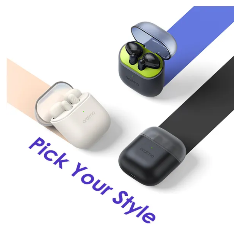 Oraimo FreePods Neo ENC True Wireless Earbuds Sound360 Spatial Audio  50-hr Long Playtime Bluetooth Earpods Earphones