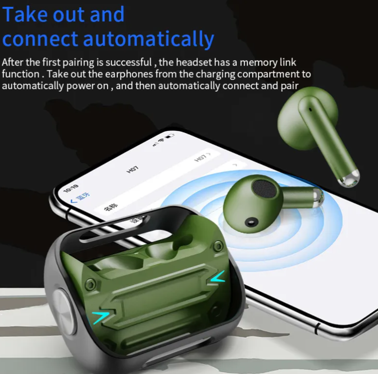 Amaya Freebuds Top True Wireless Earbuds TK01 with active noise cancellation, 5.3 Bluetooth version & 1 year Warranty