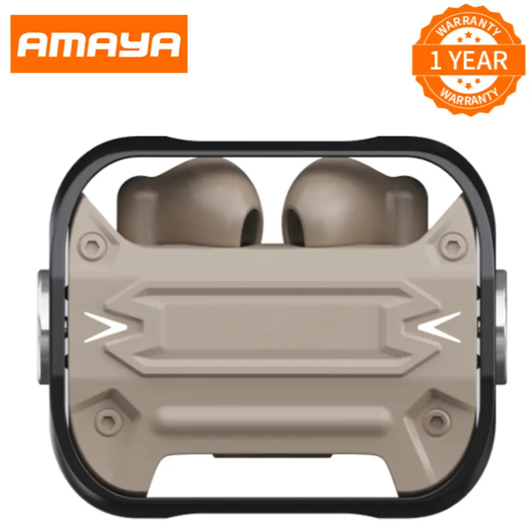 Amaya Freebuds Top True Wireless Earbuds TK01 with active noise cancellation, 5.3 Bluetooth version & 1 year Warranty