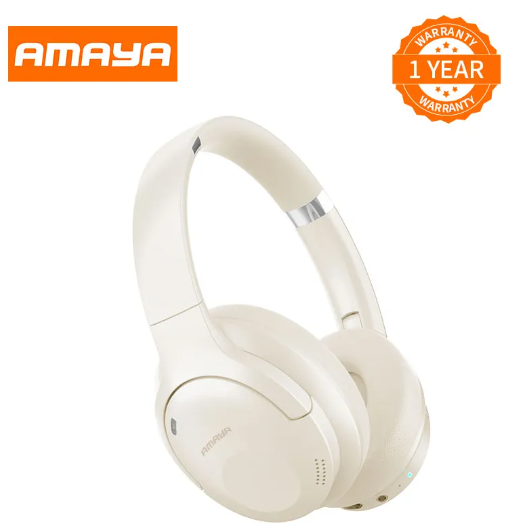 Amaya AEB-H360D Active Noise Cancellation (ANC) Over-Ear Wireless Bluetooth Headphones with 40 hours battery life