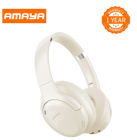 Amaya AEB-H360D Active Noise Cancellation (ANC) Over-Ear Wireless Bluetooth Headphones with 40 hours battery life