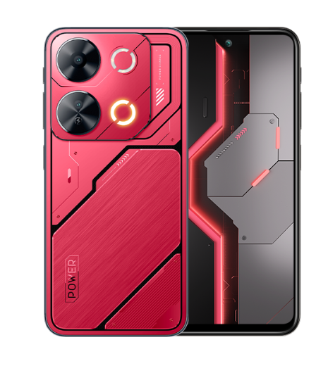 Itel P65 128GB + 8(4+4)GB RAM 6.7" Display 7400mAh(5000mAh Baterry +2400mAh Charging Case) Dual SIM 4G Network 50MP+8MP Camera Fingerprint And Face Unlock Smart Phones
