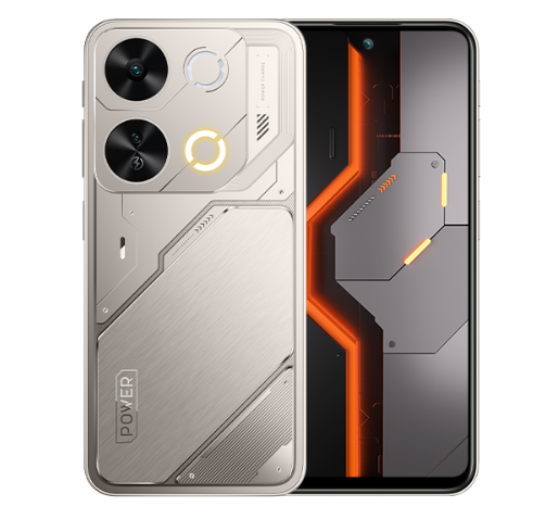 Itel P65 128GB + 8(4+4)GB RAM 6.7" Display 7400mAh(5000mAh Baterry +2400mAh Charging Case) Dual SIM 4G Network 50MP+8MP Camera Fingerprint And Face Unlock Smart Phones