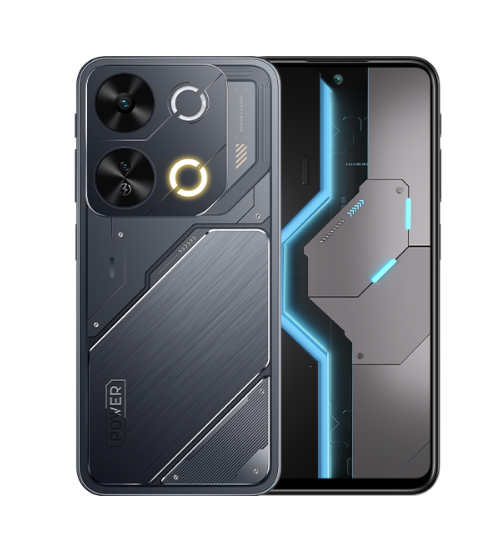 Itel P65 128GB + 8(4+4)GB RAM 6.7" Display 7400mAh(5000mAh Baterry +2400mAh Charging Case) Dual SIM 4G Network 50MP+8MP Camera Fingerprint And Face Unlock Smart Phones