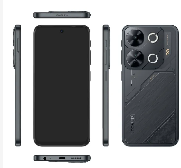 Itel P65 128GB + 8(4+4)GB RAM 6.7" Display 7400mAh(5000mAh Baterry +2400mAh Charging Case) Dual SIM 4G Network 50MP+8MP Camera Fingerprint And Face Unlock Smart Phones
