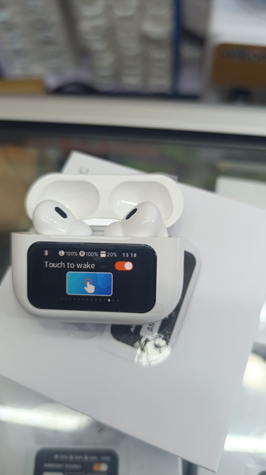 Amaya Z50 Touch Screen Earbuds Bluetooth 5.4 with ANC / ENC Noise reduction/ HD sound in calls Earbuds Wireless Bluetooth Earphones