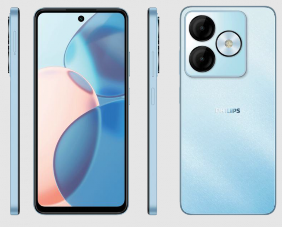 Philips Essence 20 256GB or 128GB 16GB(8+8)GB or 8GB(4+4)GB 6.56"HD+ Punch Hole 50MP Camera Dual SIM 4G Android 13  Smartphone