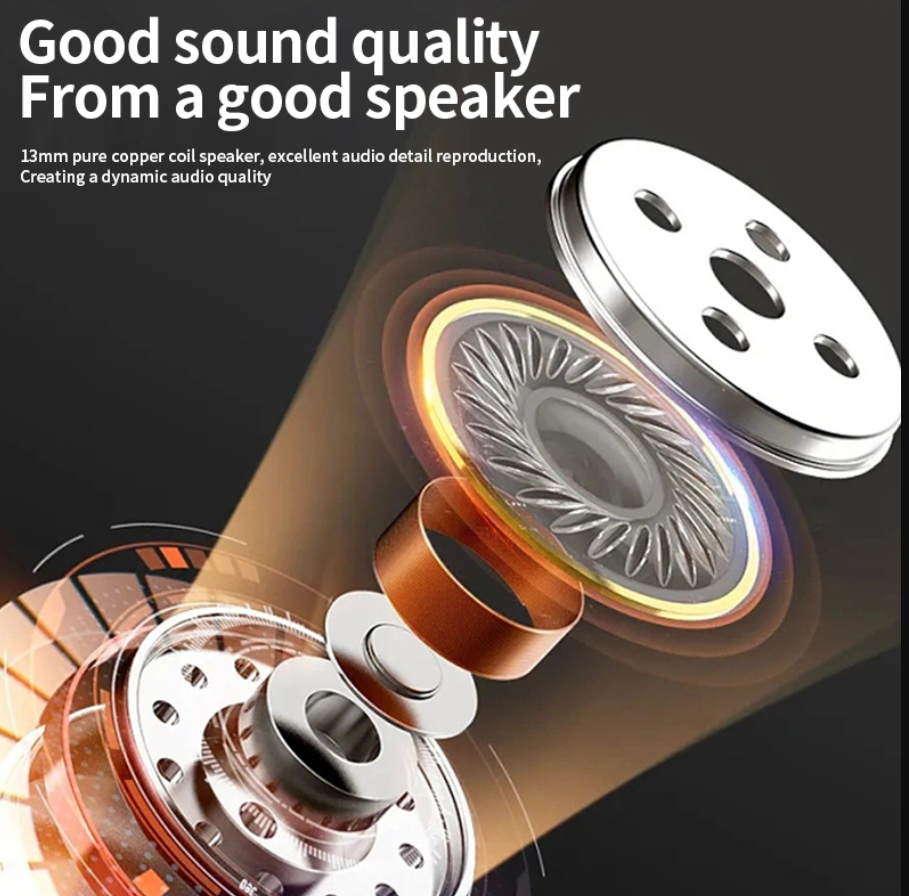 Amaya TK05 Wireless Sports Earbuds 5.3 Bluetooth - 20 Hours Play Time