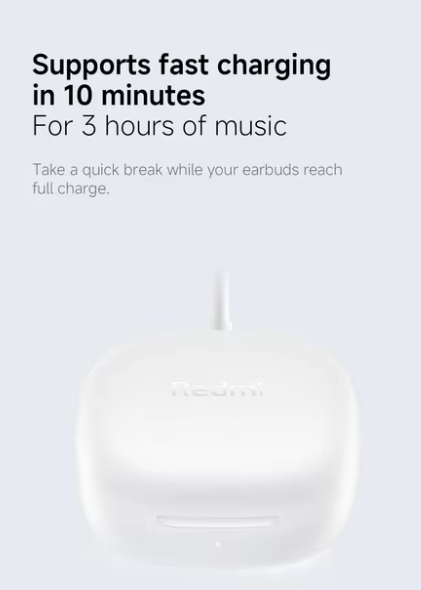 Redmi Buds 6 Play with 36 hours playtime AI Noise Reduction for calls IPX4 Water resistance google fast pair Earbuds