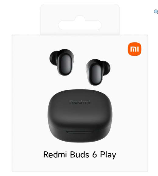 Redmi Buds 6 Play with 36 hours playtime AI Noise Reduction for calls IPX4 Water resistance google fast pair Earbuds
