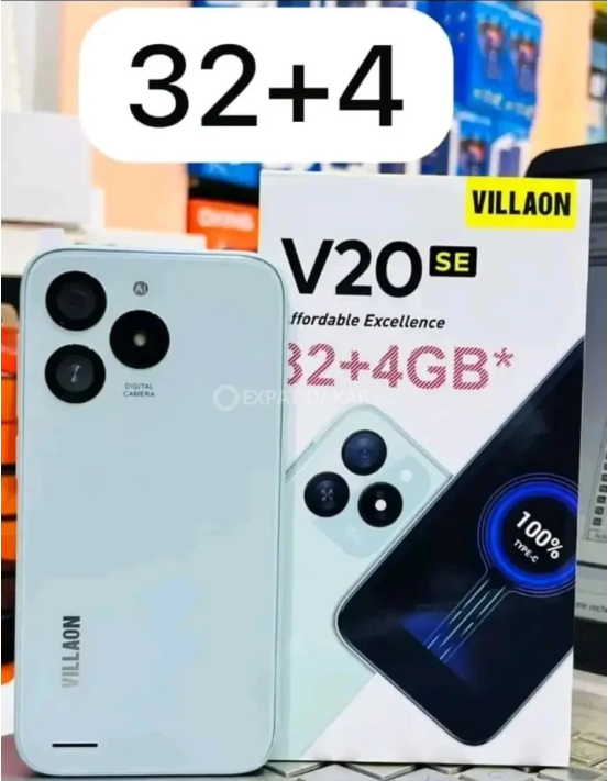 VILLAON V20SE,5.0" SCREEN SIZE,3000MAH BATTERY,(32GB+4GB*)DUAL SIM, Smartphone