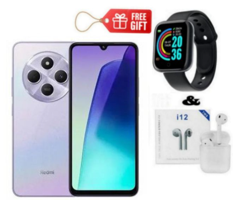 [New Arrivals] Xiaomi Redmi 14C 6GB OR 4GB RAM + 128GB Storage 4G Network Dual SIM 6.88 inch 120Hz LCD Screen 50MP Camera 18W Tpye-C Charging 5160mAh Battery Fingerprint&Face Smart Phones
