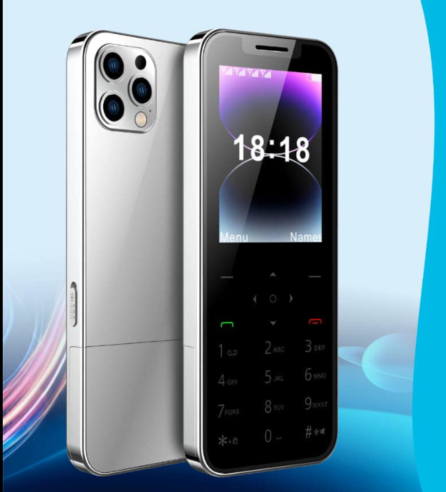 Oking A14 Pro With 4 SIM Cards Slot iPhone Design. 2300mAh Inbuilt Battery feature phones