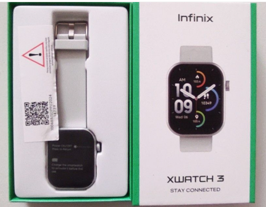 NEW ARRIVALS  INFINIX XWATCH 3 ⁠Waterproof IP68, 2.01 inches Smart Watchs