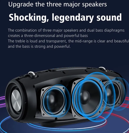 Amaya BD88 PRO Wireless Buetooth Speaker 60W 14000mAh with 3D Sound effects