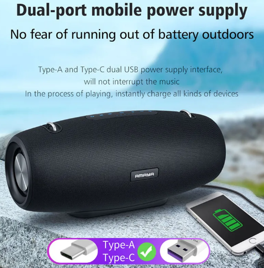 Amaya BD88 PRO Wireless Buetooth Speaker 60W 14000mAh with 3D Sound effects